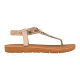 SANDALIAS DAMA STYLO 5193 TEXTIL ORO