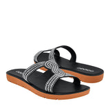 SANDALIAS DAMA STYLO 5203 SIMIPIEL NEGRO