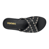 SANDALIAS DAMA STYLO 5199 SIMIPIEL NEGRO