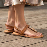 SANDALIAS STYLO MUJER 6264 SIMIPIEL CAFE