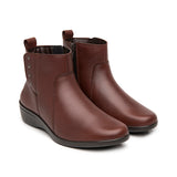 BOTINES FLEXI MUJER 18135 PIEL CAFÉ
