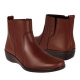 BOTINES FLEXI MUJER 18135 PIEL CAFÉ