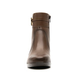 BOTINES DAMA FLEXI 45232 PIEL CAFÉ