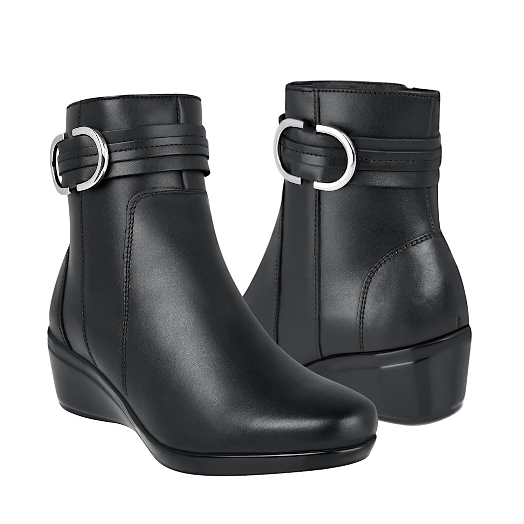 BOTINES DAMA FLEXI 45235 PIEL NEGRO – Stylo México