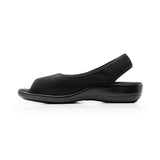 SANDALIAS DAMA FLEXI 34927 TEXTIL NEGRO