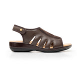 SANDALIAS DAMA FLEXI 34933 PIEL CAFÉ