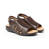 SANDALIAS DAMA FLEXI 34933 PIEL CAFÉ