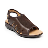 SANDALIAS DAMA FLEXI 34933 PIEL CAFÉ