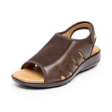 SANDALIAS DAMA FLEXI 34933 PIEL CAFÉ