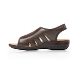 SANDALIAS DAMA FLEXI 34933 PIEL CAFÉ