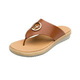 SANDALIAS DAMA FLEXI 100214 PIEL CAFÉ