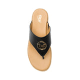 SANDALIAS DAMA FLEXI 100214 PIEL NEGRO