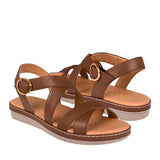 SANDALIAS DAMA FLEXI 100227 PIEL CAFÉ