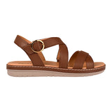 SANDALIAS DAMA FLEXI 100227 PIEL CAFÉ