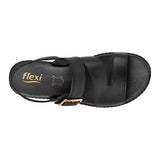 SANDALIAS FLEXI MUJER 100237 PIEL NEGRO
