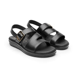 SANDALIAS FLEXI MUJER 100237 PIEL NEGRO