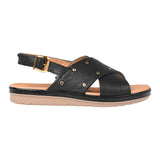 SANDALIAS FLEXI MUJER 100233 PIEL NEGRO