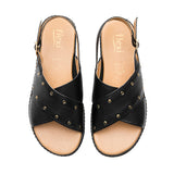 SANDALIAS FLEXI MUJER 100233 PIEL NEGRO