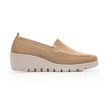 ZAPATOS CASUALES FLEXI MUJER 104824 TEXTIL BEIGE