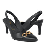 TACONES DAMA FLEXI 104515 PIEL NEGRO