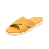 SANDALIAS DAMA FLEXI 107106 TEXTIL AMARILLO