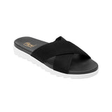 SANDALIAS DAMA FLEXI 107106 TEXTIL NEGRO