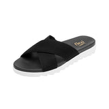 SANDALIAS DAMA FLEXI 107106 TEXTIL NEGRO
