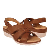 SANDALIAS DAMA FLEXI 116009 PIEL CAFÉ