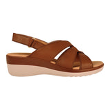 SANDALIAS DAMA FLEXI 116009 PIEL CAFÉ