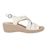 SANDALIAS FLEXI MUJER 116024 PIEL BLANCO