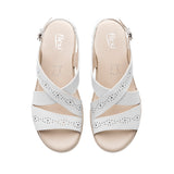 SANDALIAS FLEXI MUJER 116024 PIEL BLANCO