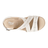 SANDALIAS FLEXI MUJER 116024 PIEL BLANCO