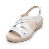 SANDALIAS FLEXI MUJER 116024 PIEL BLANCO