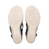 SANDALIAS FLEXI MUJER 116024 PIEL AZUL