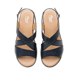 SANDALIAS FLEXI MUJER 116024 PIEL AZUL