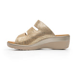 SANDALIAS FLEXI MUJER 116022 PIEL ORO