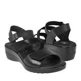 SANDALIAS FLEXI MUJER 116023 PIEL NEGRO