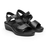 SANDALIAS FLEXI MUJER 116023 PIEL NEGRO