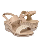 SANDALIAS DAMA FLEXI 113325 PIEL BEIGE
