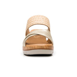 SANDALIAS FLEXI MUJER 113324 PIEL ORO