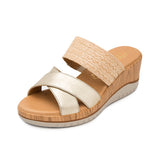 SANDALIAS FLEXI MUJER 113324 PIEL ORO
