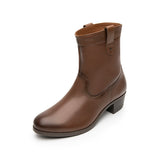 BOTINES DAMA FLEXI 110010 PIEL CAFÉ