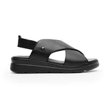 SANDALIAS DAMA FLEXI 124201 PIEL NEGRO