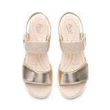 SANDALIAS FLEXI MUJER 124213 PIEL ORO