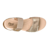 SANDALIAS FLEXI MUJER 124213 PIEL ORO