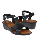 SANDALIAS DAMA FLEXI 123703 PIEL NEGRO