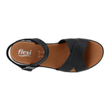 SANDALIAS DAMA FLEXI 123703 PIEL NEGRO