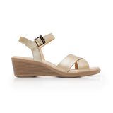 SANDALIAS DAMA FLEXI 123703 SIMIPIEL ORO