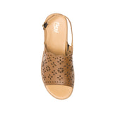 SANDALIAS DAMA FLEXI 123103 PIEL CAFÉ