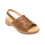 SANDALIAS DAMA FLEXI 123103 PIEL CAFÉ